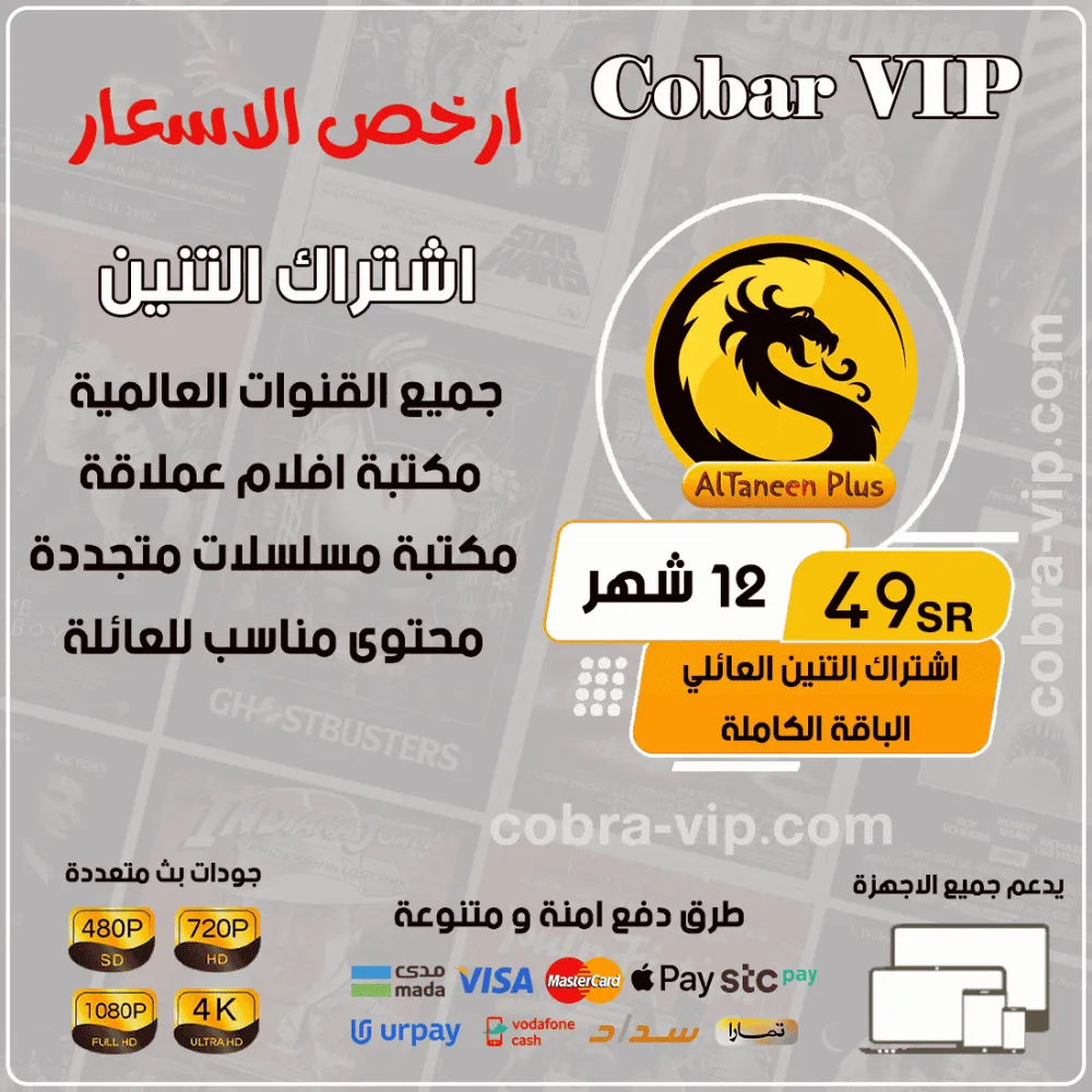 اشتراك التنين بلس مده 12 شهر